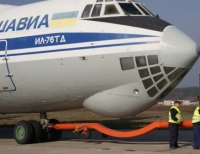 Государственная авиакомпания "Южмашавиа" обслуживает самолеты Ил-76 в Белой Церкви