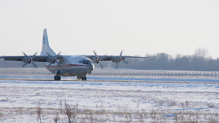 Белая Церковь проводит техническое обслуживание транспортных самолетов