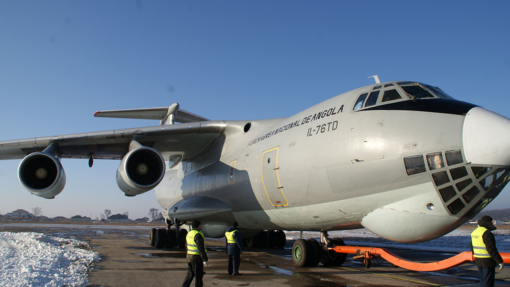Африканский самолет Ил-76 в Белой Церкви стал подтверждением качественного функционирования Авиационного комплекса