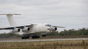 Белоцерковские авиаспециалисты вернули в небо обновленный самолет Ил-76
