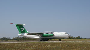 После довольно длительного перерыва государственная авиакомпания "Turkmenistan Airlines" возобновила полеты на аэродром "Белая Церковь"
