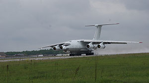 Самолет Ил-76 совершил поражающий вылет с аэродрома "Белая Церковь"