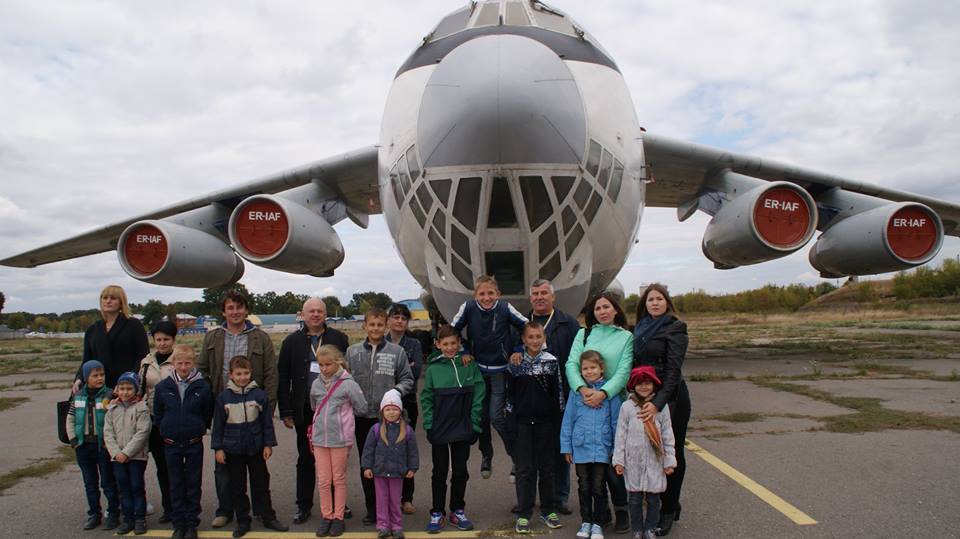 Белоцерковские дети посетили с экскурсионной программой аэродром "Белая Церковь"